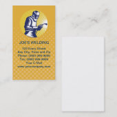 溶接工の溶接の労働者の名刺 名刺 (正面/裏面)