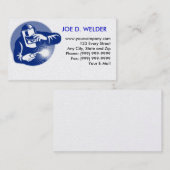 溶接工の溶接 名刺 (正面/裏面)