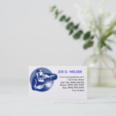 溶接工の溶接 名刺 (スタンド正面)