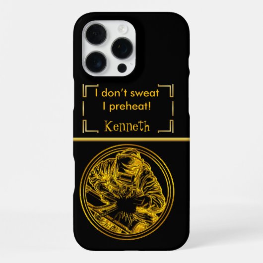 溶接工の精密さ iPhoneケース (裏面)