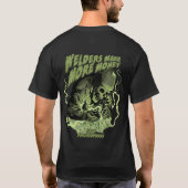 溶接工はもっと稼ぐ Tシャツ (裏面)