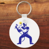 溶接工マンガ キーホルダー (正面)