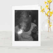 溶接工1943年 カード (黄色い花)