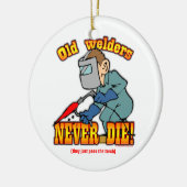 溶接工 セラミックオーナメント (左)