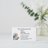 溶接工 名刺 (スタンド正面)