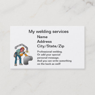 溶接工 名刺