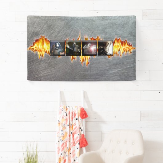 溶接工 横断幕 (インサイチュ)