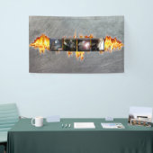 溶接工 横断幕 (トレードショー)