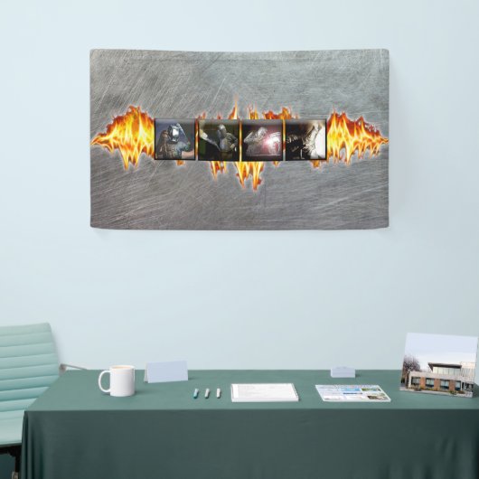 溶接工 横断幕 (トレードショー)