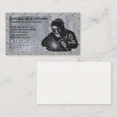 溶接工 | 火花 | 鉄骨 名刺 (正面/裏面)