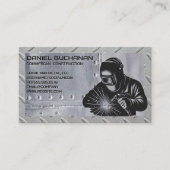 溶接工 | 火花 | 鉄骨 名刺 (正面)