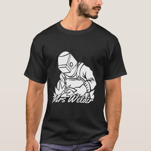 溶接工 金属加工 溶接 Tシャツ (正面)