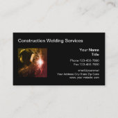 溶接建築光沢名刺 名刺 (正面)