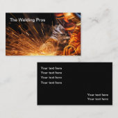 溶接建築業者 名刺 (正面/裏面)