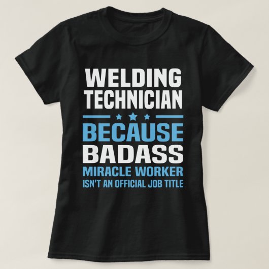 溶接技術者 Tシャツ (デザイン正面)