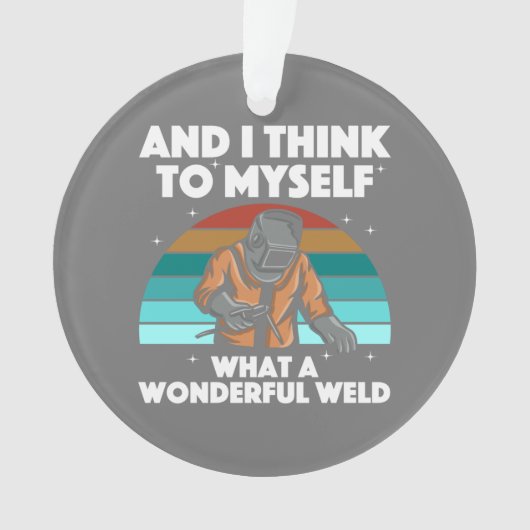 溶接最高のアートメンズアークウェダーパイプライナーエア オーナメント (正面)