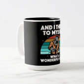 溶接最高のアートメンズアークウェダーパイプライナーエア ツートーンマグカップ (正面左)