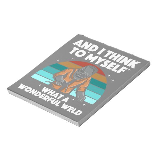 溶接最高のアートメンズアークウェダーパイプライナーエア ノートパッド (回転)