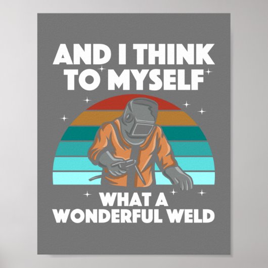 溶接最高のアートメンズアークウェダーパイプライナーエア ポスター (正面)