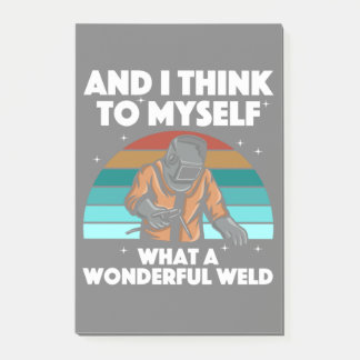 溶接最高のアートメンズアークウェダーパイプライナーエア ポストイット