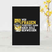 溶接業おもしろい務のスローガン カード (黄色い花)