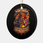 溶接機おもしろいことわざ溶接男性へ セラミックオーナメント (左)