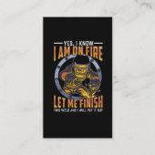 溶接機おもしろいの溶接作業ことわざ 名刺 (正面)