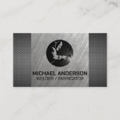 溶接機で金属を使用 名刺 (正面)