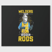 溶接機のロッドが大きい ラッピングペーパー (フラット)