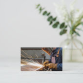 溶接機の溶接名刺 名刺 (スタンド正面)