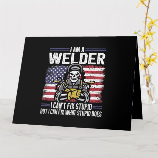 溶接機の溶接 カード (黄色い花)