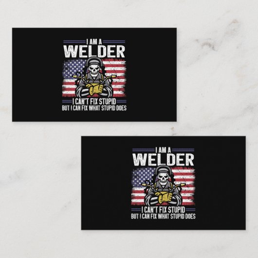 溶接機の溶接 名刺 (正面/裏面)