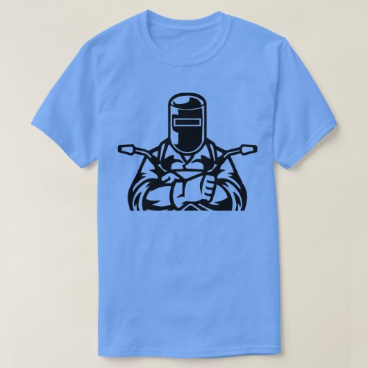 溶接機の溶接 Tシャツ (デザイン正面)