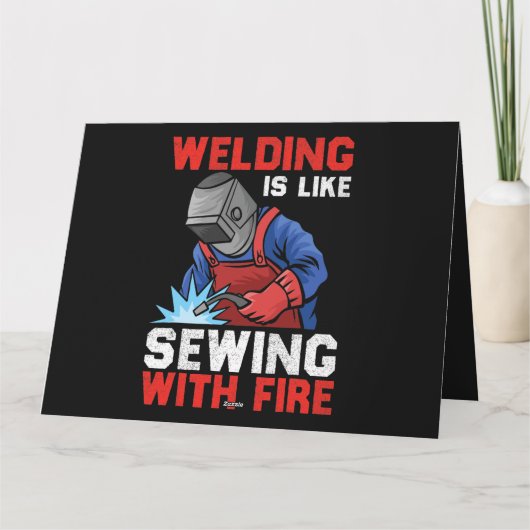 溶接機はすべての位置で行うことがおもしろいできる2 カード (裏面)