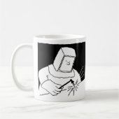 溶接機またはスチールワーカー溶接 – Blacksmith コーヒーマグカップ (左)