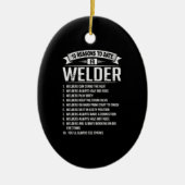 溶接機を評価する10の理由 セラミックオーナメント (正面)