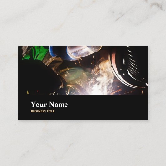 溶接機ブラザー溶接機フィッター無線ビジネスカード 名刺 (正面)