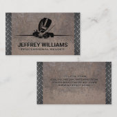 溶接機マスク | 金属リベット | めっき鋼 名刺 (正面/裏面)