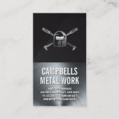 溶接機ロゴ | スチールスミス 名刺 (正面)