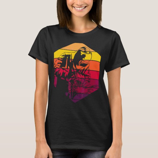 溶接機ロックスミス作業者6 Tシャツ (正面)
