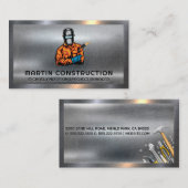 溶接機保持ト吹ーチ |金属 名刺 (正面/裏面)