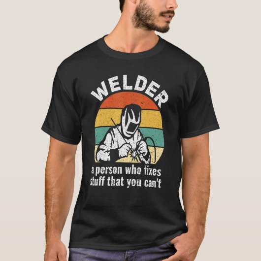 溶接機定義溶接鉄工溶接機1 Tシャツ (正面)