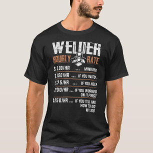 溶接機時給クラフトマン火炎金属鍛冶屋F Tシャツ