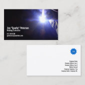 溶接機溶接トーチバイオレット 名刺 (正面/裏面)