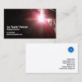 溶接機溶接トーチレッド 名刺 (正面/裏面)