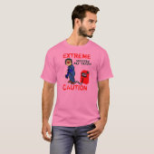 溶接機熱狂するの注意 Tシャツ (正面フル)