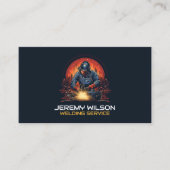 溶接機金属溶接サービス製作鋼材 名刺 (正面)