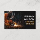 溶接機金属溶接サービス製作鋼材 名刺 (正面)