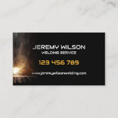 溶接機金属溶接サービス製作鋼材 名刺 (裏面)