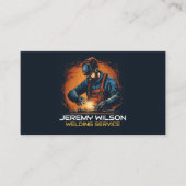 溶接機金属溶接サービス製作鋼材 名刺 (正面)